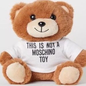 NEW MOSCHINO H&M TEDDY BEAR WITH iPHONE 6-7-8 CASE